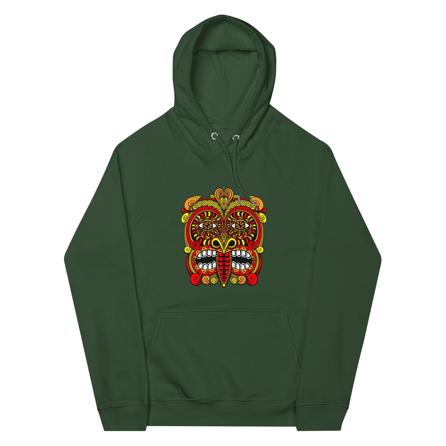 "Tribal Love" Unisex eco raglan Hoodie