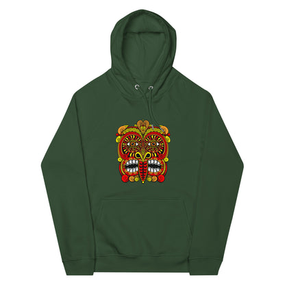 "Tribal Love" Unisex eco raglan Hoodie