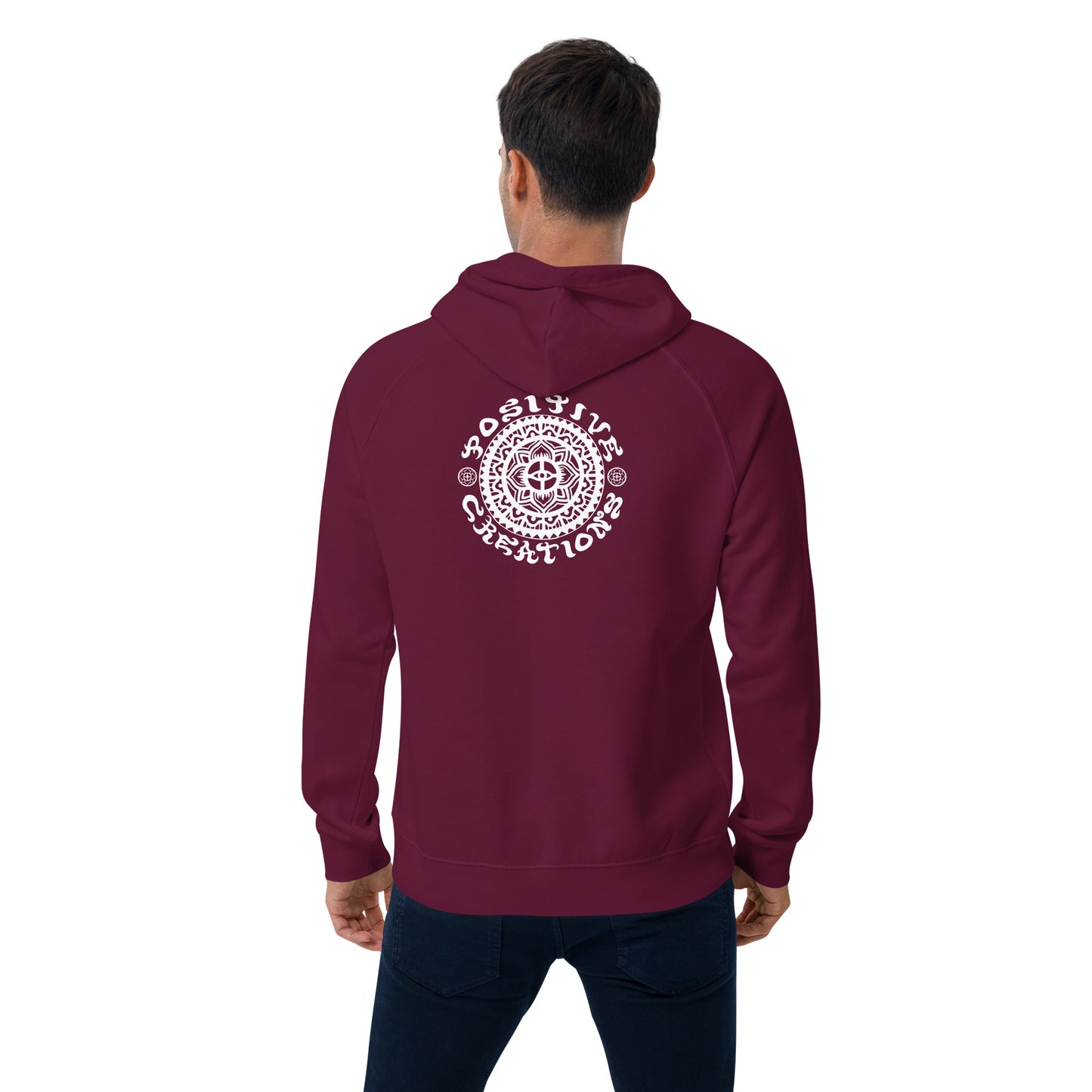 "Peeling Bodies" Unisex eco raglan hoodie