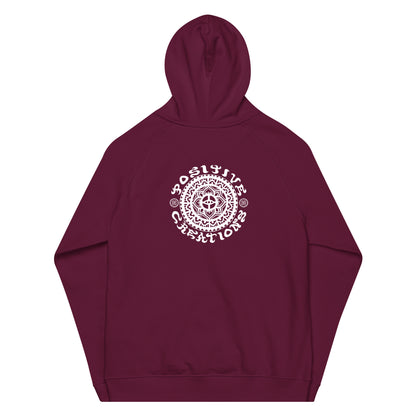 "Tribal Love" Unisex eco raglan Hoodie