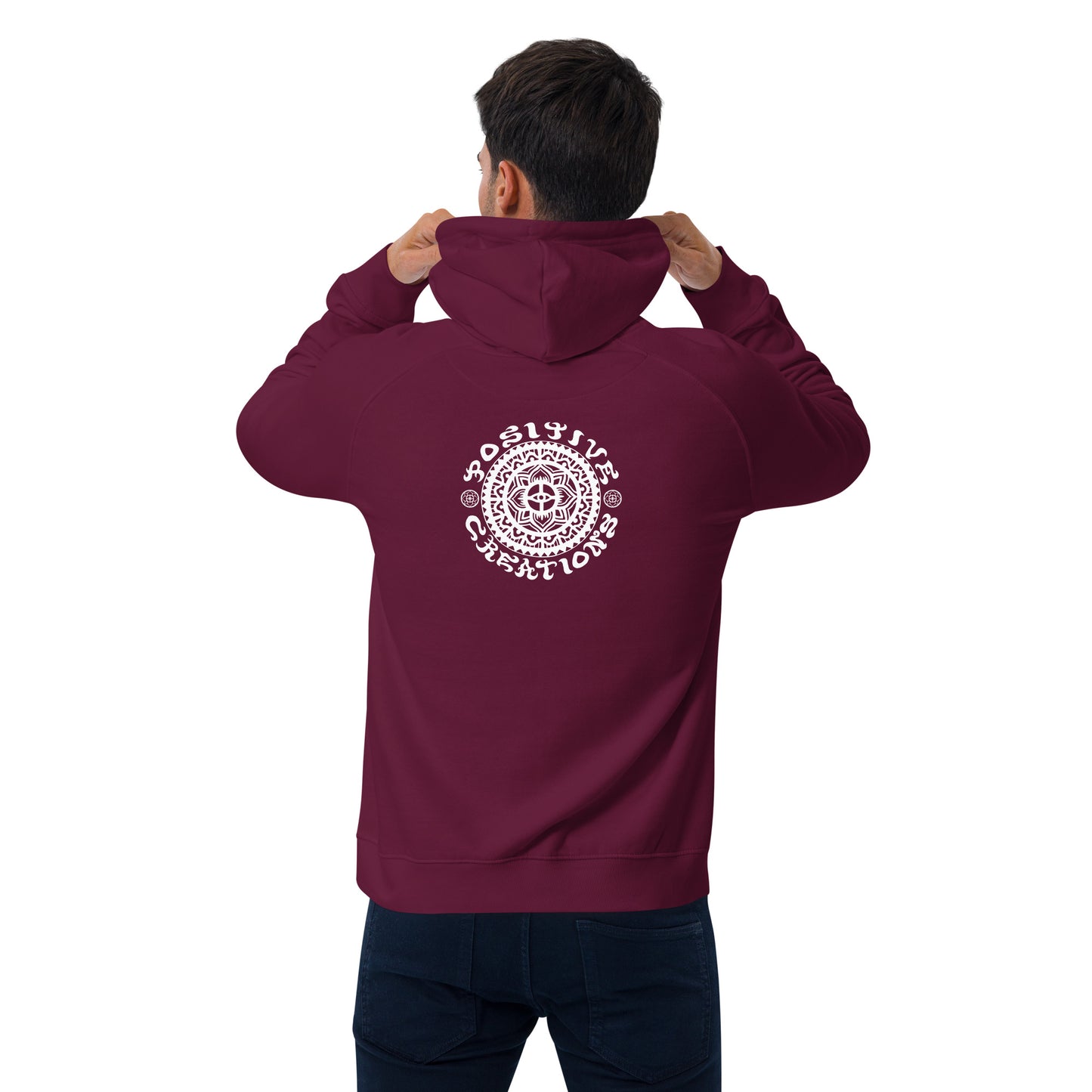 "Peeling Bodies" Unisex eco raglan hoodie