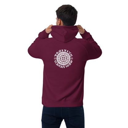 "Peeling Bodies" Unisex eco raglan hoodie