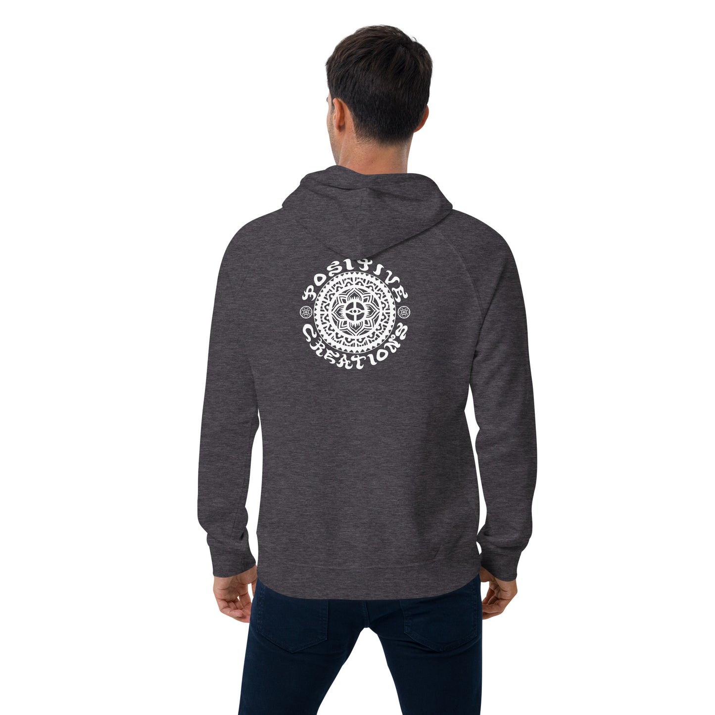 "Peeling Bodies" Unisex eco raglan hoodie