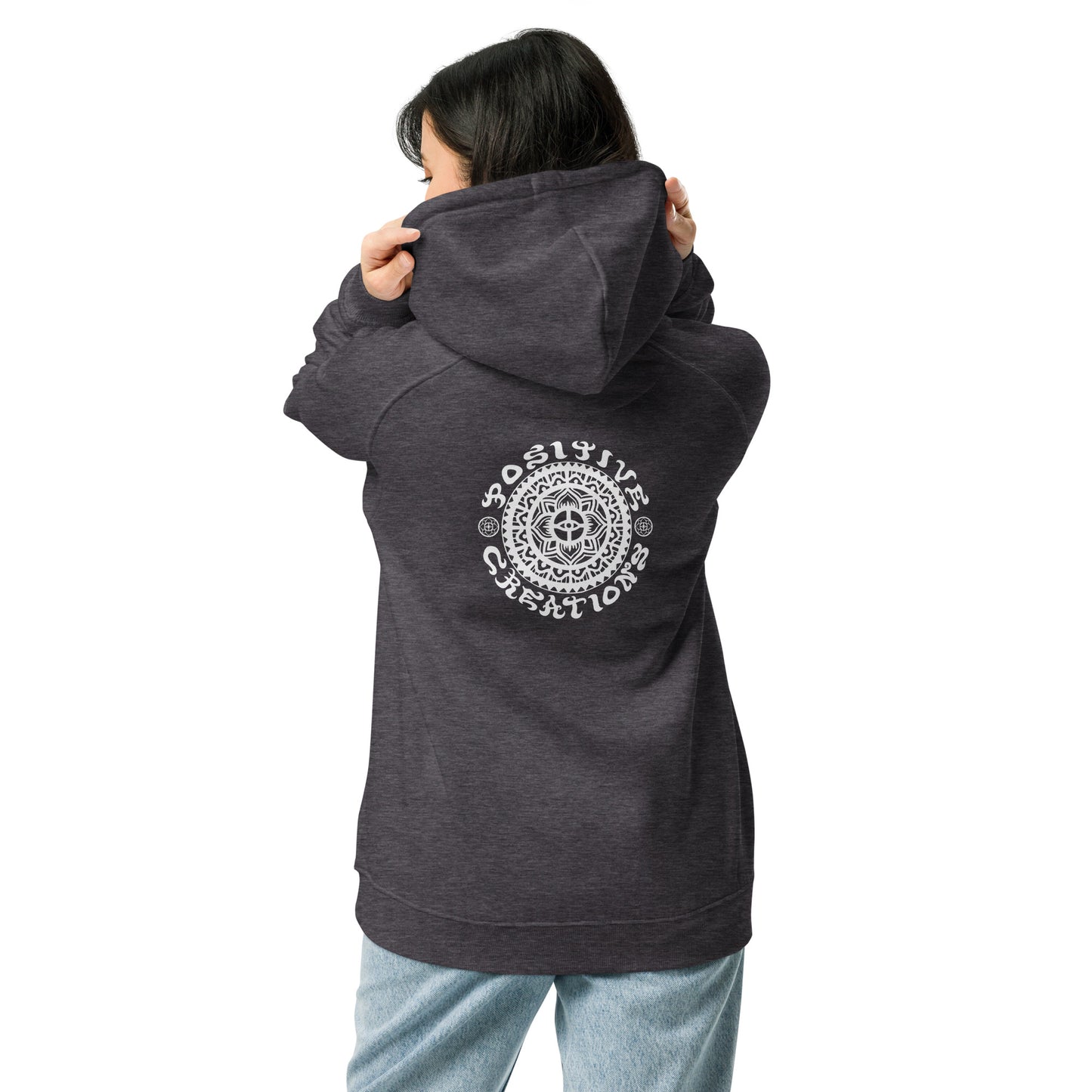 "RoboSun" Unisex eco raglan hoodie