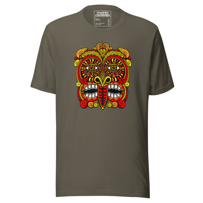 "Tribal Mask" Cotton T-Shirt