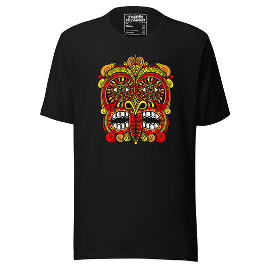 "Tribal Mask" Cotton T-Shirt