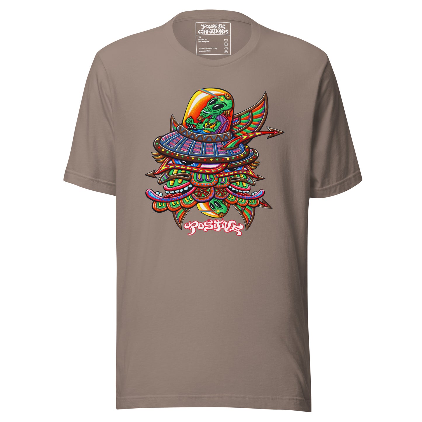 "Positive Alien" Cotton T-Shirt