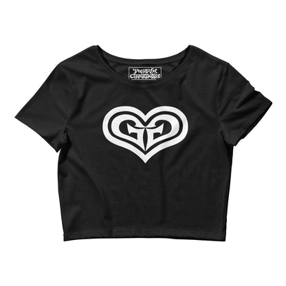 "GG Love" Cotton Crop Tee