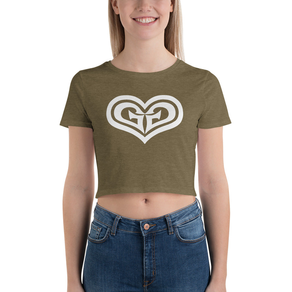 "GG Love" Cotton Crop Tee