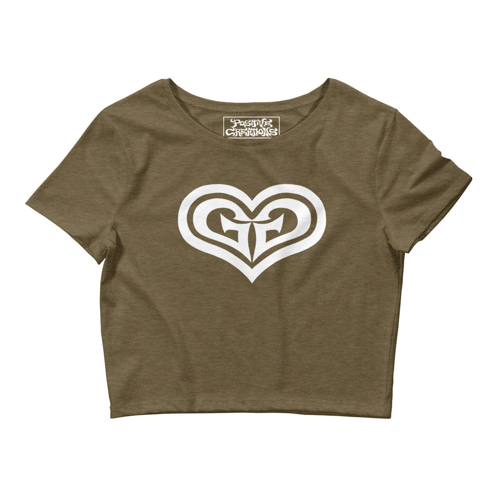 "GG Love" Cotton Crop Tee