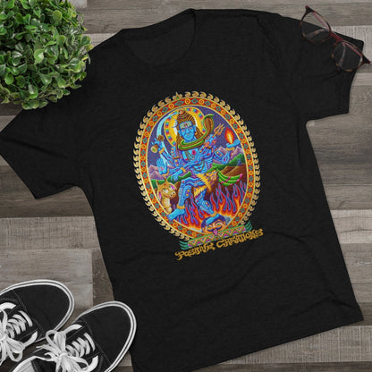 Nataraja Shiva Vintage Black PREMIUM COTTON T-SHIRT