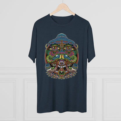 Eye Alien Vintage Navy PREMIUM COTTON T-SHIRT