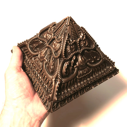 Limited Edition Bronze Pyramid Sculpture - Positive Creations