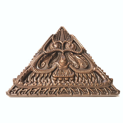 Limited Edition Bronze Pyramid Sculpture - Positive Creations