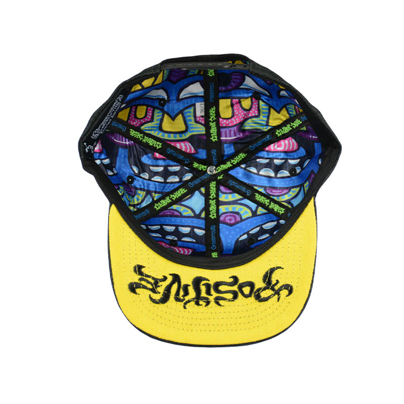 Chris Dyer Harmoneyes Blue Black Snapback Hat