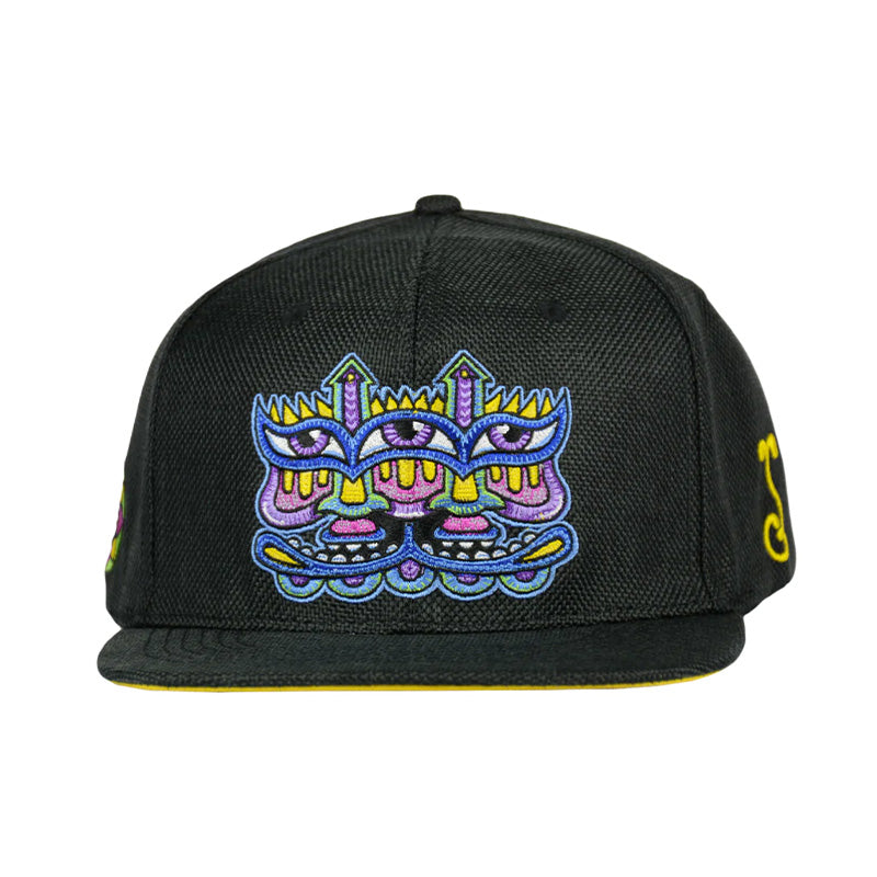 Chris Dyer Harmoneyes Blue Black Snapback Hat