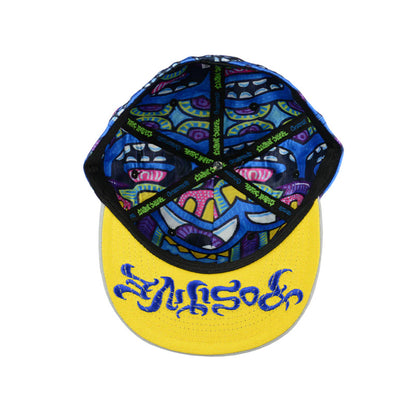 Chris Dyer Harmoneyes Blue Pattern Fitted Hat