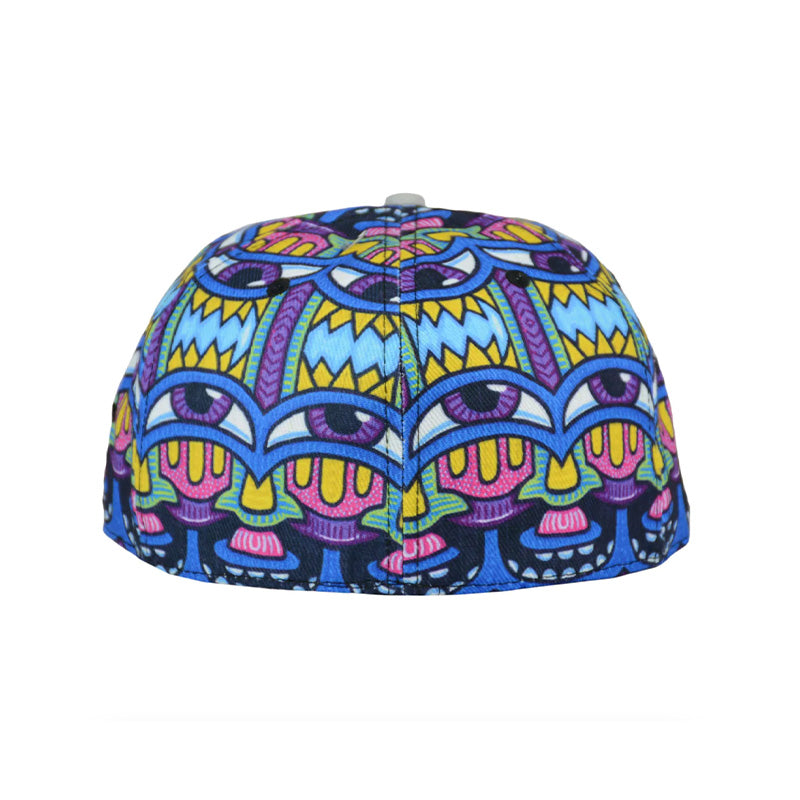 Chris Dyer Harmoneyes Blue Pattern Fitted Hat