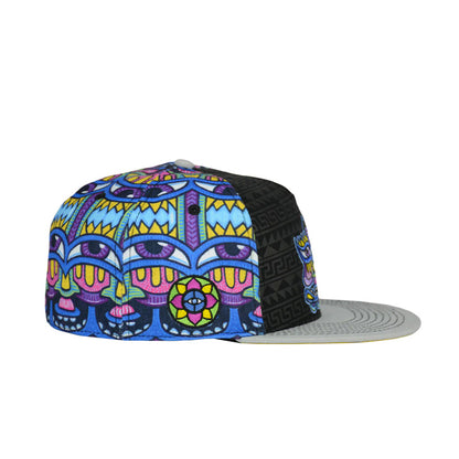 Chris Dyer Harmoneyes Blue Pattern Fitted Hat