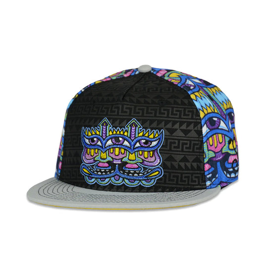 Chris Dyer Harmoneyes Blue Pattern Fitted Hat