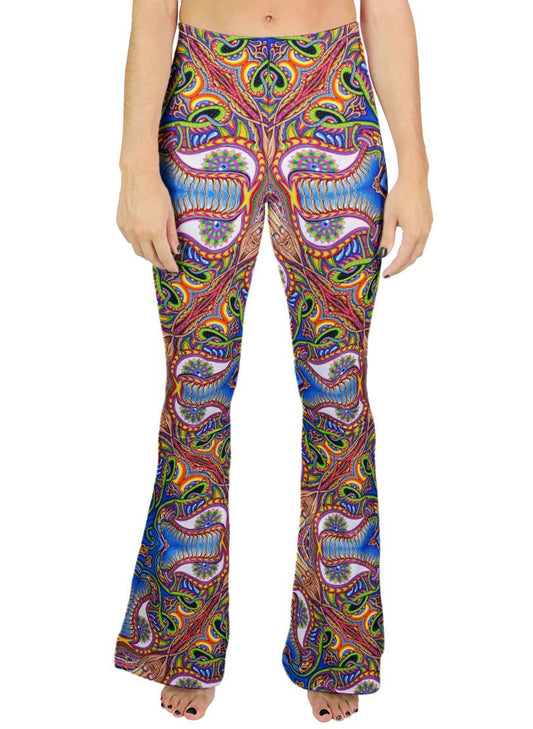 APOTHEOSIS OF DUALITREE PATTERN BELL BOTTOMS - Positive Creations