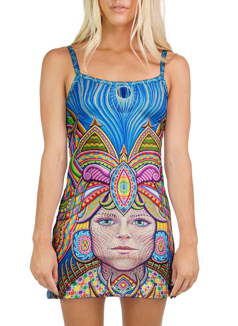 ANCHOR OF LIGHT MINI DRESS - Positive Creations