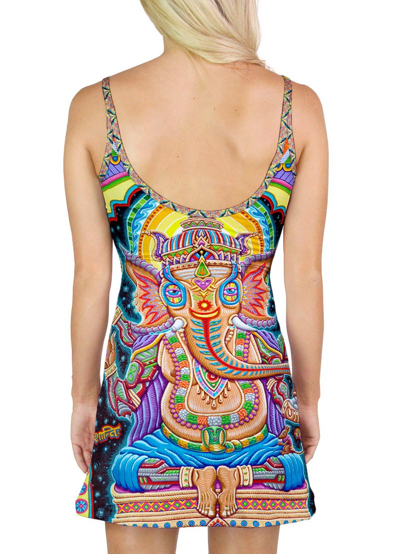 JAI GANESHA MINI DRESS - Positive Creations