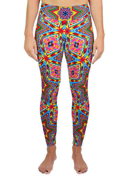 APOTHEOSIS OF DUALITREE PATTERN ACTIVE LEGGINGS - Positive Creations
