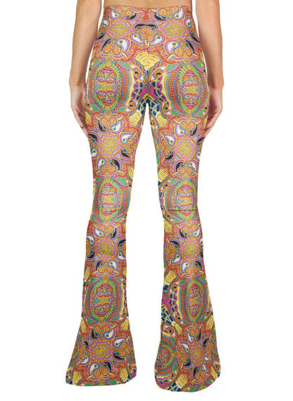 NEO HUMAN EVOLUTION PATTERN BELL BOTTOMS - Positive Creations