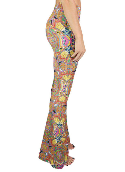 NEO HUMAN EVOLUTION PATTERN BELL BOTTOMS - Positive Creations