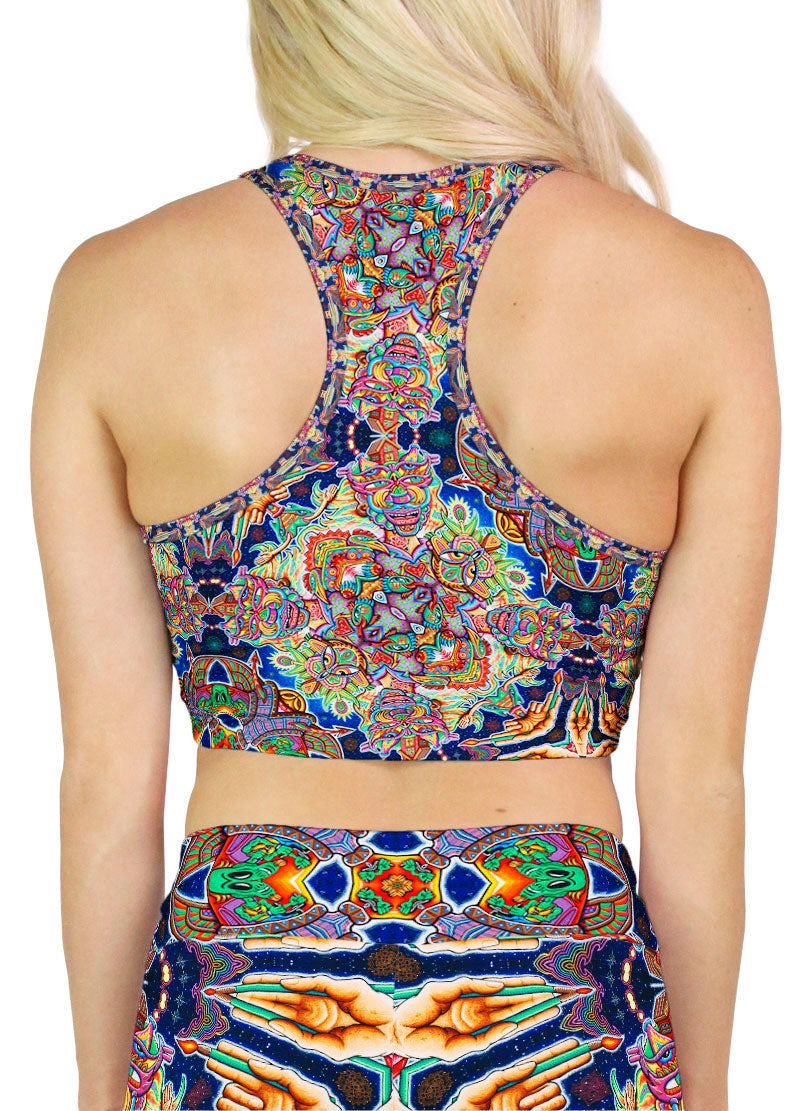 Optimystics Journey Pattern Racerback Crop