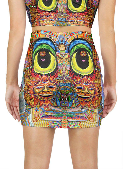 SAINT ART MINI SKIRT - Positive Creations