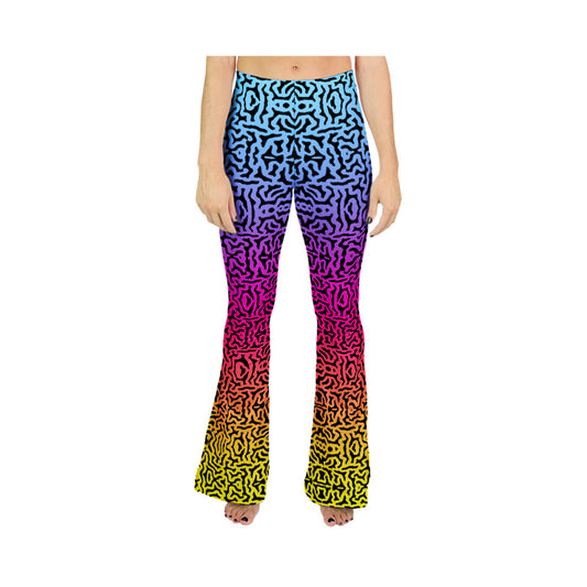 Florescent Brain Pattern  BELL BOTTOMS