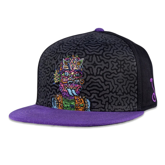 Galaktic Gang Purple Fitted Hat