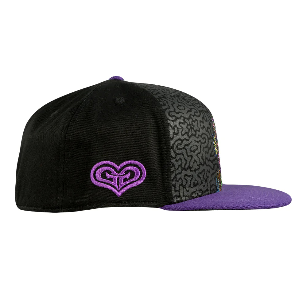 Galaktic Gang Purple Fitted Hat