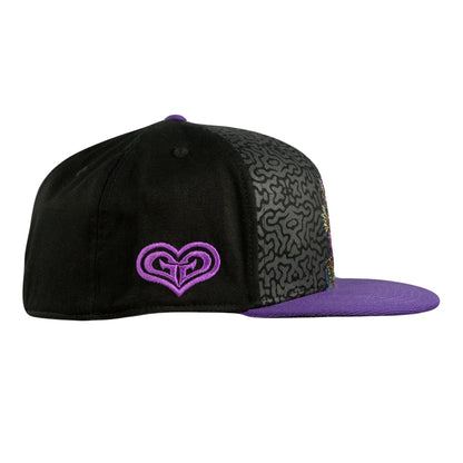Galaktic Gang Purple Fitted Hat
