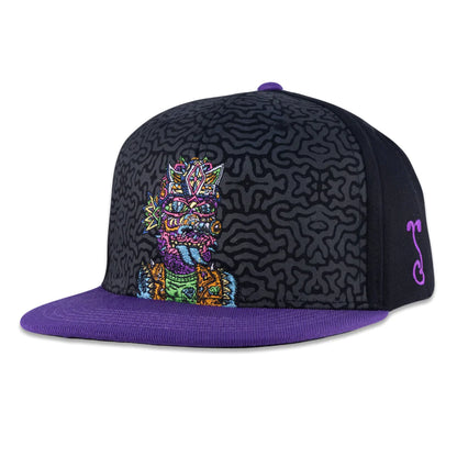 Galaktic Gang Purple Snapback Hat