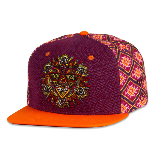 Chris Dyer Robo Sun Burgundy Fitted Hat