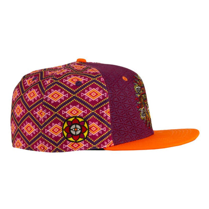 Chris Dyer Robo Sun Burgundy Fitted Hat