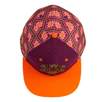 Chris Dyer Robo Sun Burgundy Fitted Hat