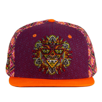 Chris Dyer Robo Sun Burgundy Fitted Hat