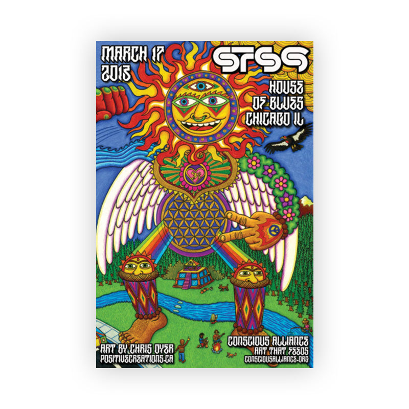STS9 Chicago Show Poster (2 of 2) - Positive Creations
