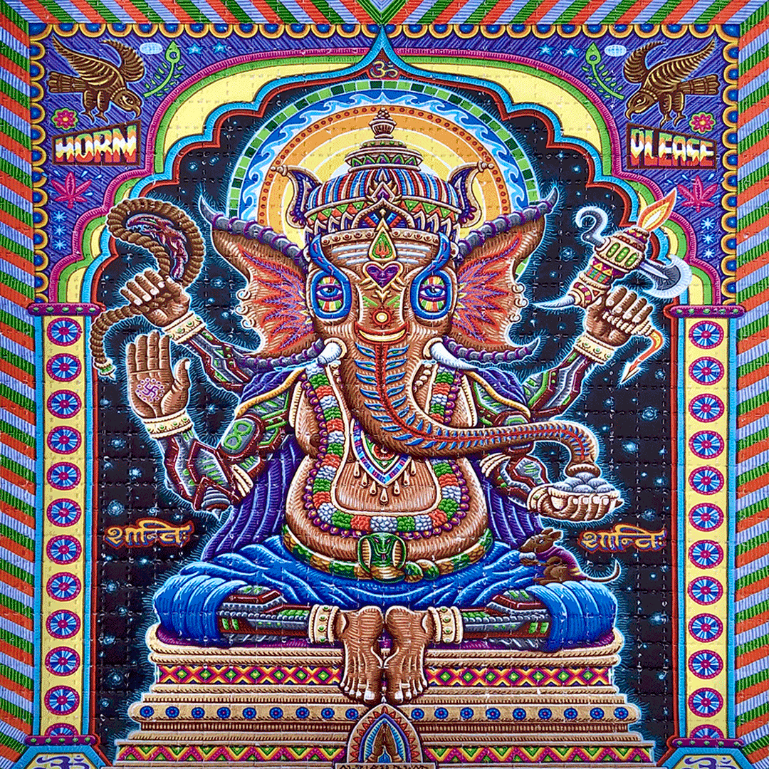 Ganesha Blotter Art - Positive Creations