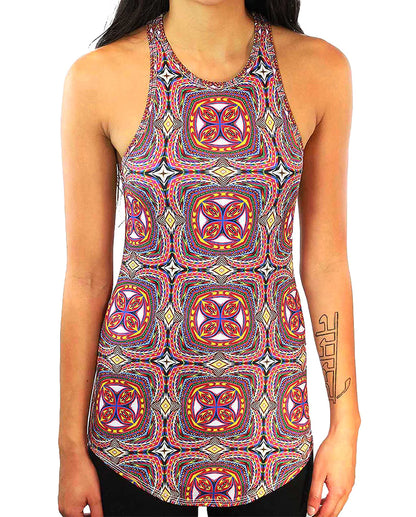 Apothesis Of Dualitree Pattern Racerback Tank